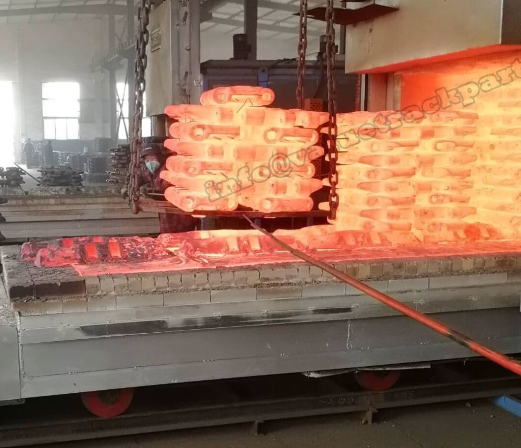 Heat Treatment for Crawler Crane Track Shoe